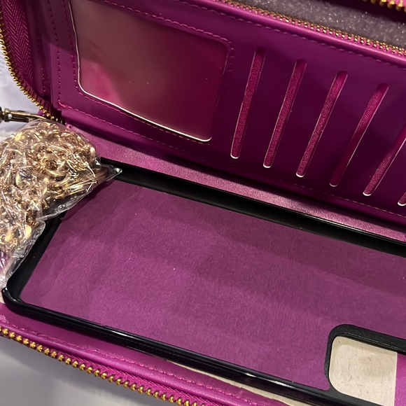 Wallet/purse fushia New - Picture 4 of 5